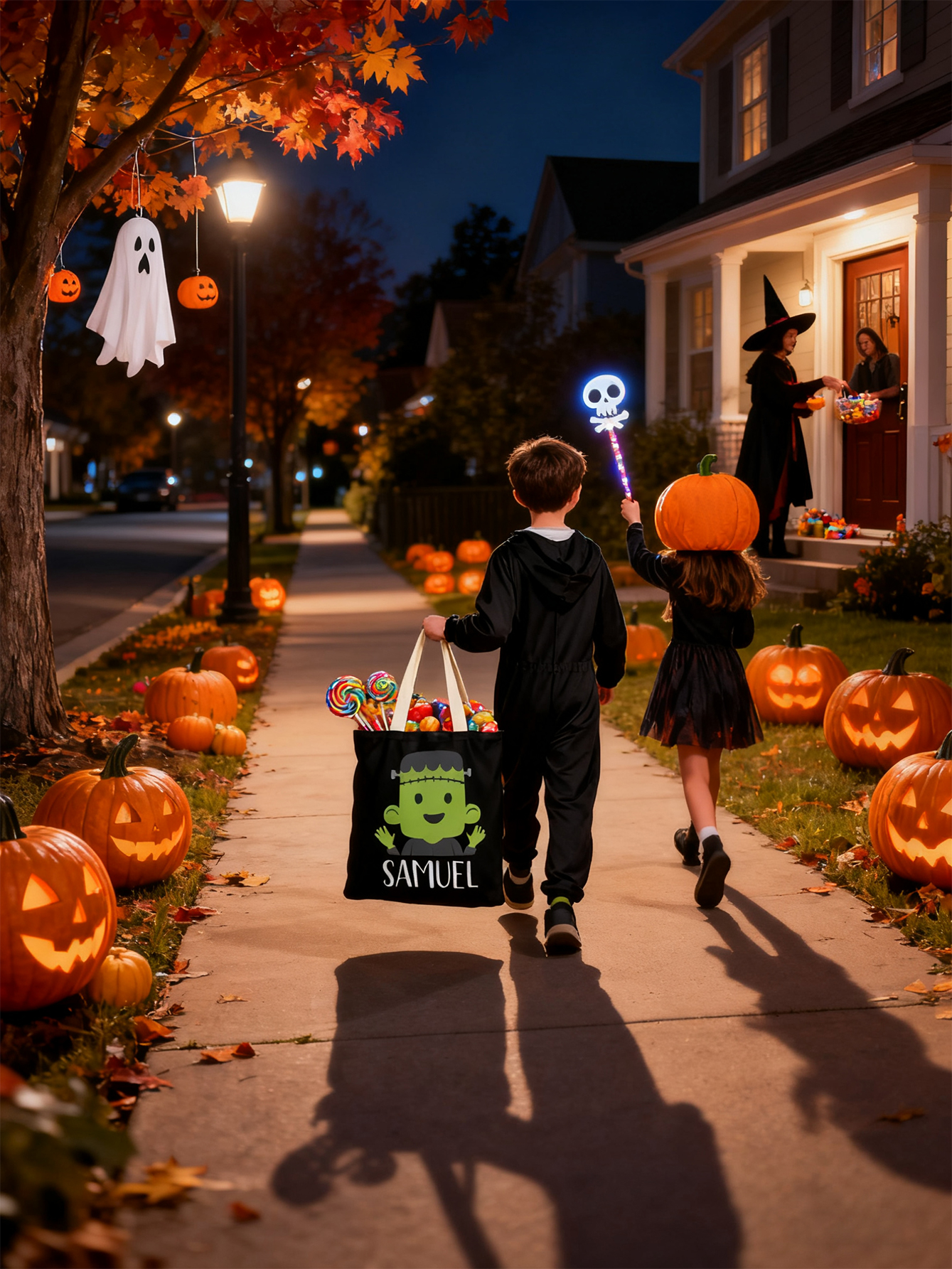 Custom Trick or Treat Candy Bag